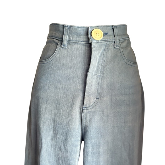 Whimsy + Row women’s Light Blue wide leg Women's Jeans sz 28 - Picture 5 of 9